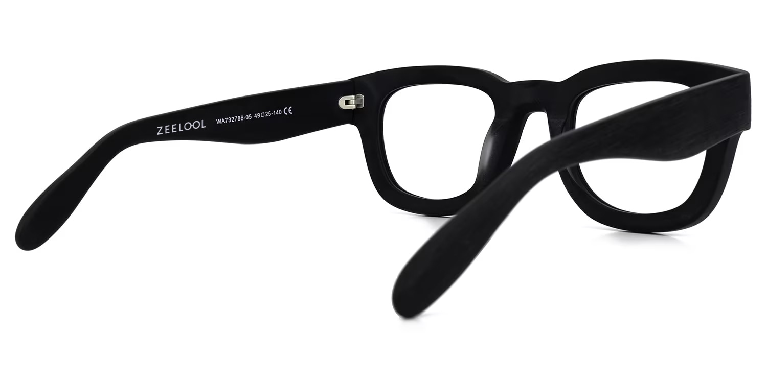 Jalitha Square Black Glasses | ZEELOOL Canada3