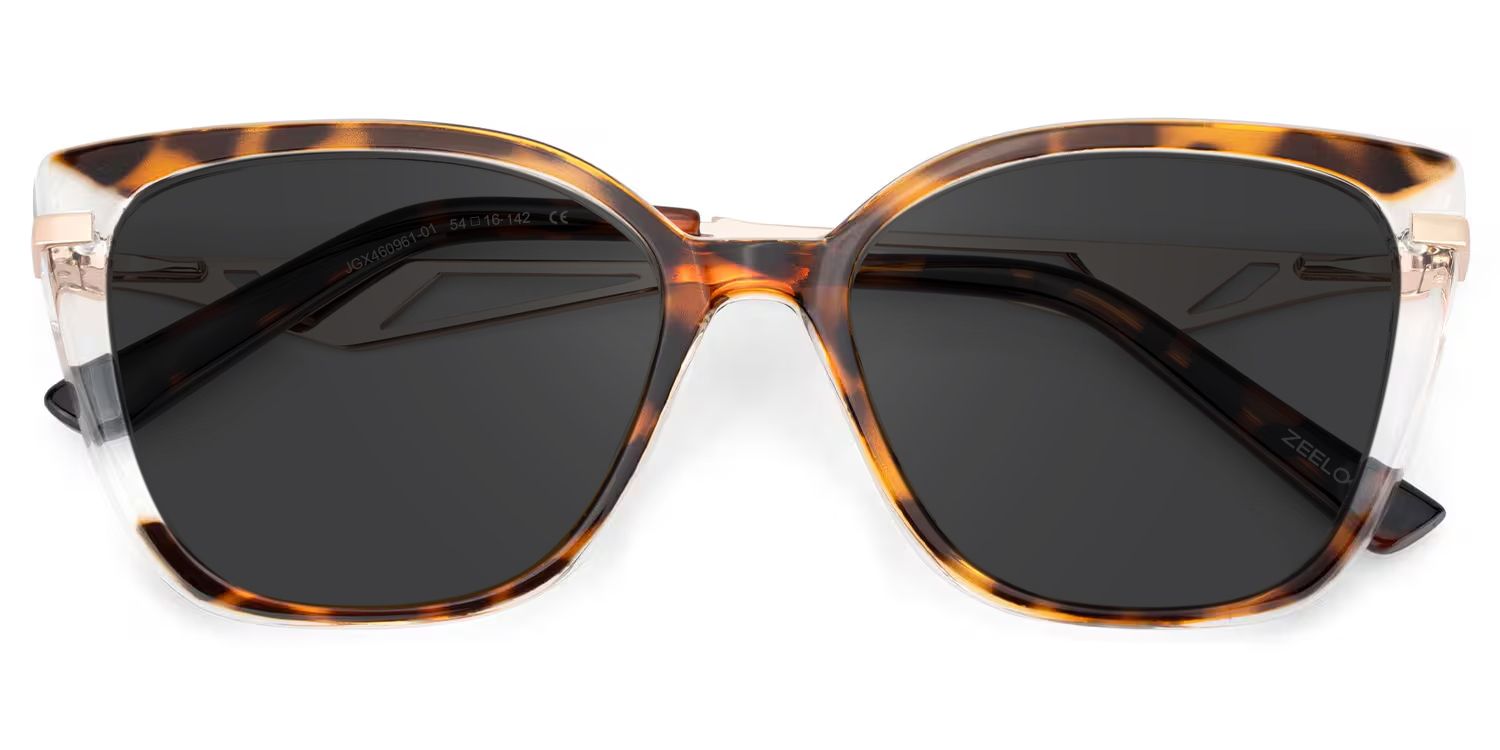 Cateye Shape Blue Light Blocking Glasses with Tortoise1