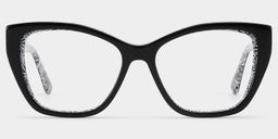 Blaise Cat-Eye Black Glasses3