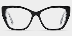 Blaise Cat-Eye Black Glasses3