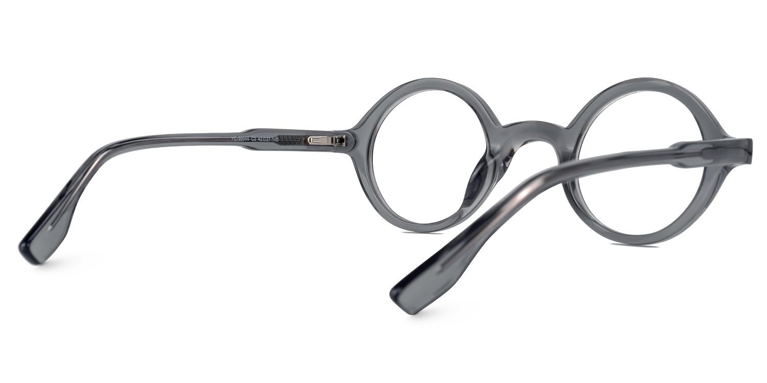 シータモルネク Melendez Round Gray Glasses