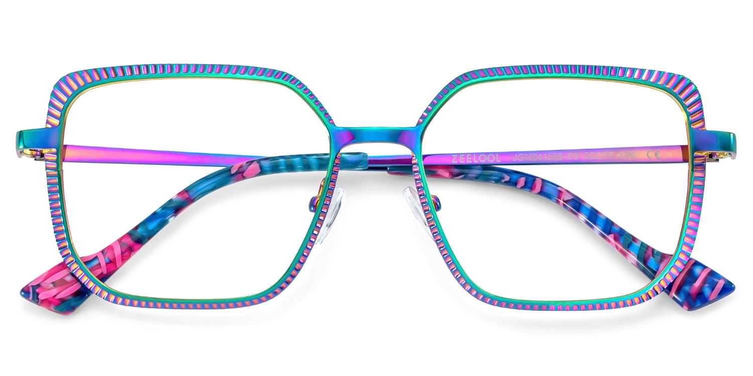 Maverick Square Multicolor Glasses2