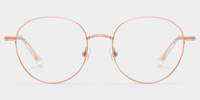 Celena Round Rose-Gold Glasses