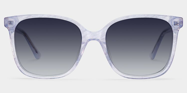 Caroline Clear Square Sunglasses