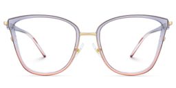 Marisa Cateye Purple Pink Glasses1