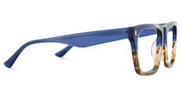 Brookins Rectangle Blue Brown Glasses4
