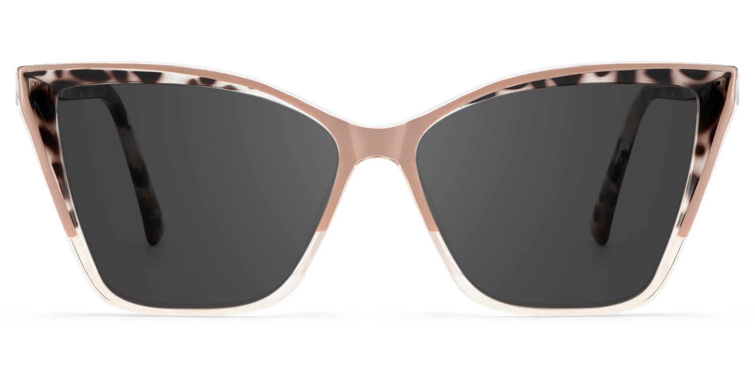 Cateye Adalis Beige Sunglasses deals -Zeelool Glasses