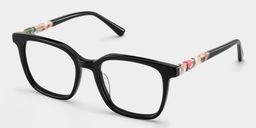 Freya Square Black Glasses5