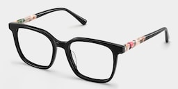 Freya Square Black Glasses5