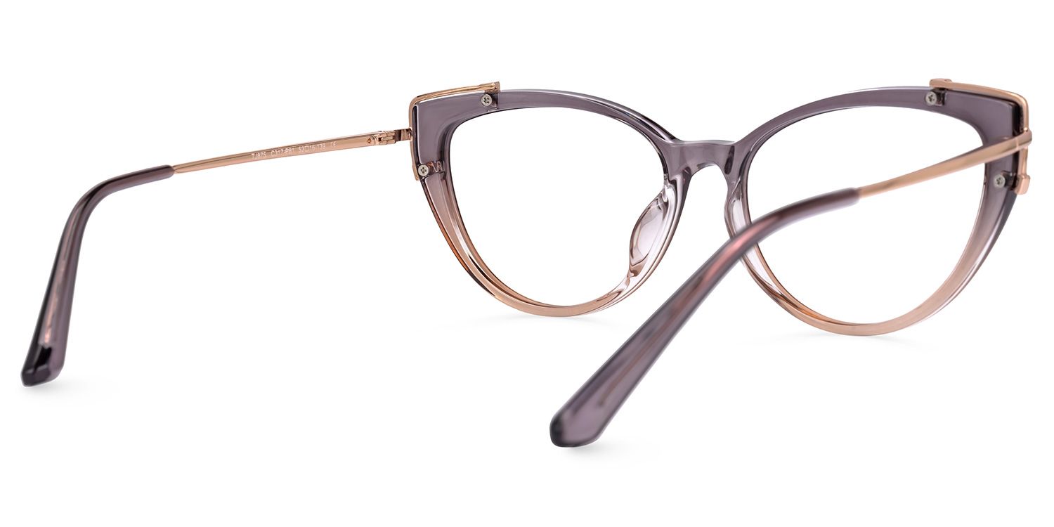Arielle Cateye Two-Tone Glasses3