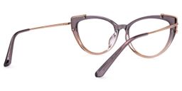 Arielle Cateye Two-Tone Glasses3