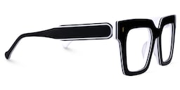 Gilberto Square Black Glasses4