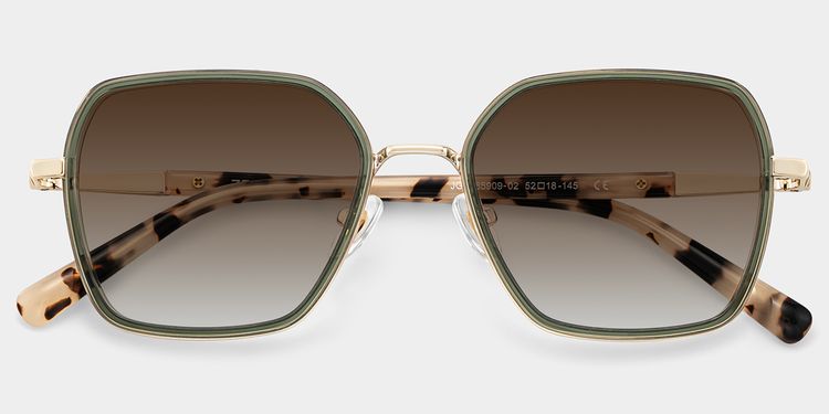 Sophie Green Geometric Glasses