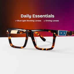 Trent Rectangle Tortoise Glasses0