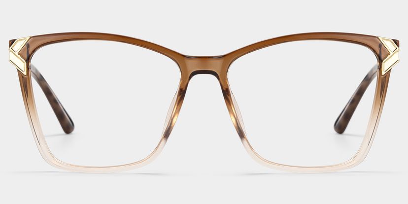 Mia Square Brown Glasses
