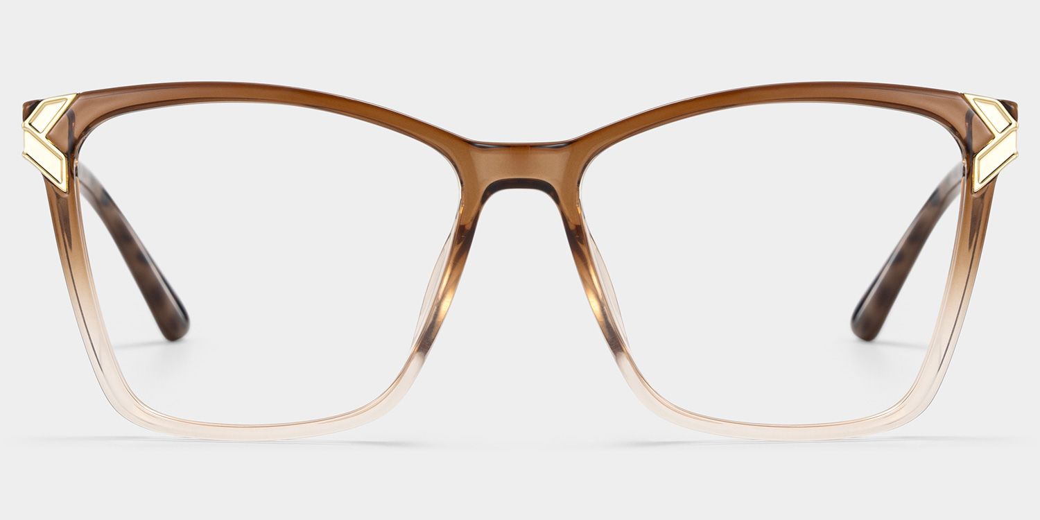 Tricee brown square frame glasses Online | ZEELOOL1