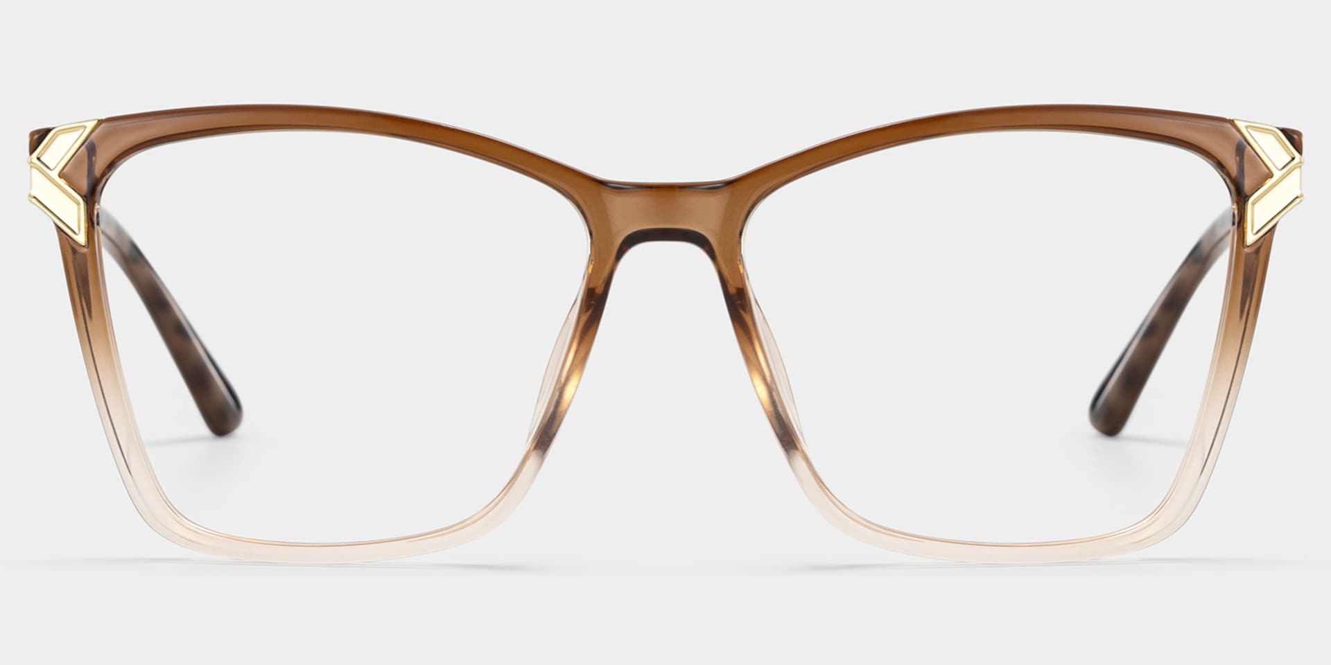 Mia brown square frame glasses Online | ZEELOOL1