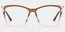 Mia Square Brown Glasses1