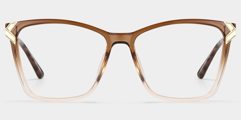 Mia Square Brown Glasses