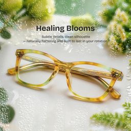 Tyler Tortoise Square Glasses0