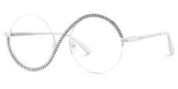 Jaila Round Silver Glasses2