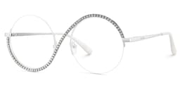 Jaila Round Silver Glasses2