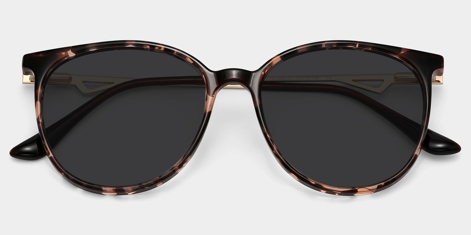 Chanty Round Tortoise Prescription Sunglasses | ZEELOOL