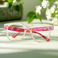 Jett Square Red Crystal Glasses8