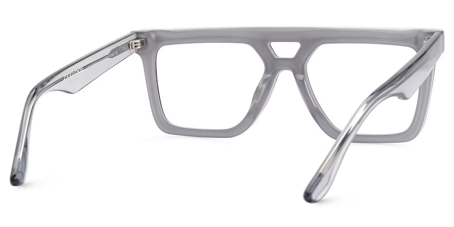 Rubin Blue Denim Eyeglasses | Zeelool3