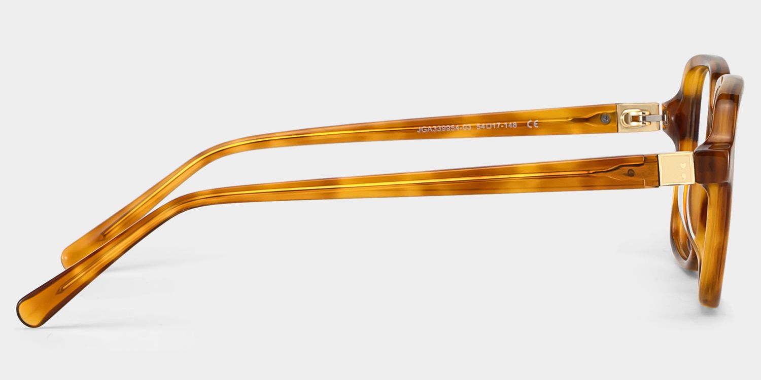 Talia Yellow Frame Glasses with Square Frame Online | ZEELOOL