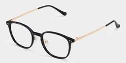 Mira Oval Black Glasses3