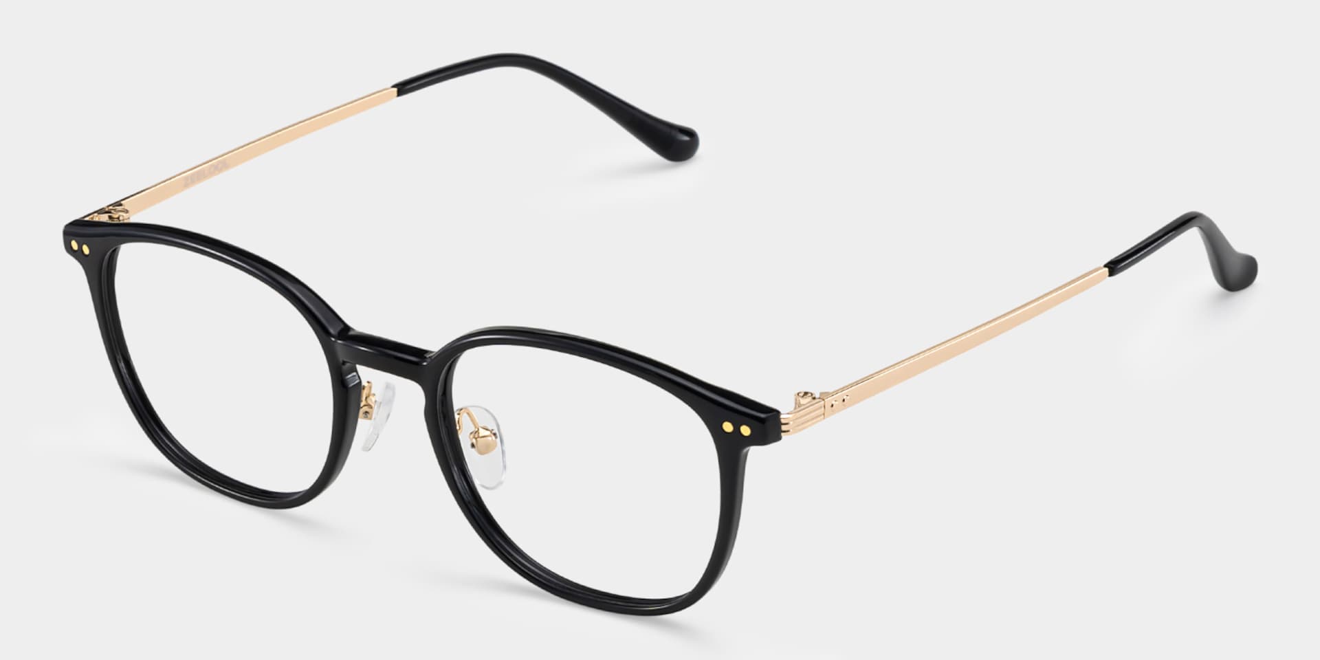 Mira Black Frame Prescription Glasses with Oval Shape | ZEELOOL3