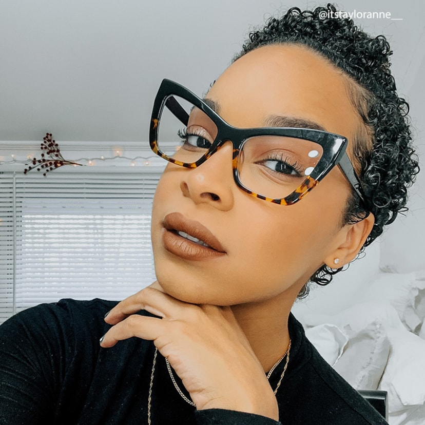 Driscoll Cateye Yellow-Tortoise Glasses