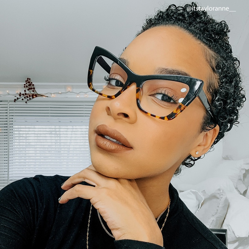 Driscoll Cateye Yellow-Tortoise Glasses