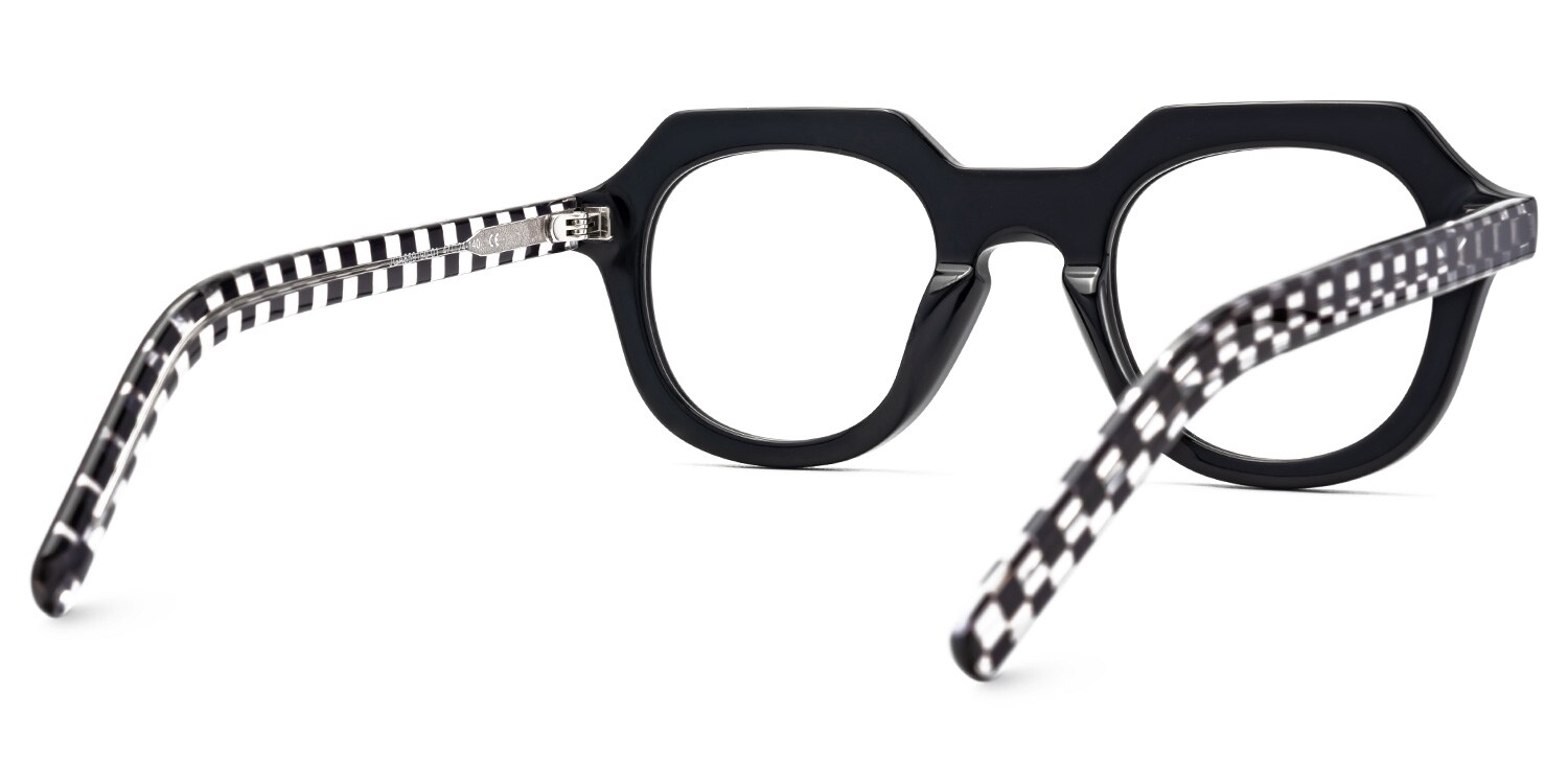Black Geometric Eyewear - Jameica on Sale | Zeelool3