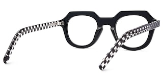 Jameica Geometric Black Glasses3
