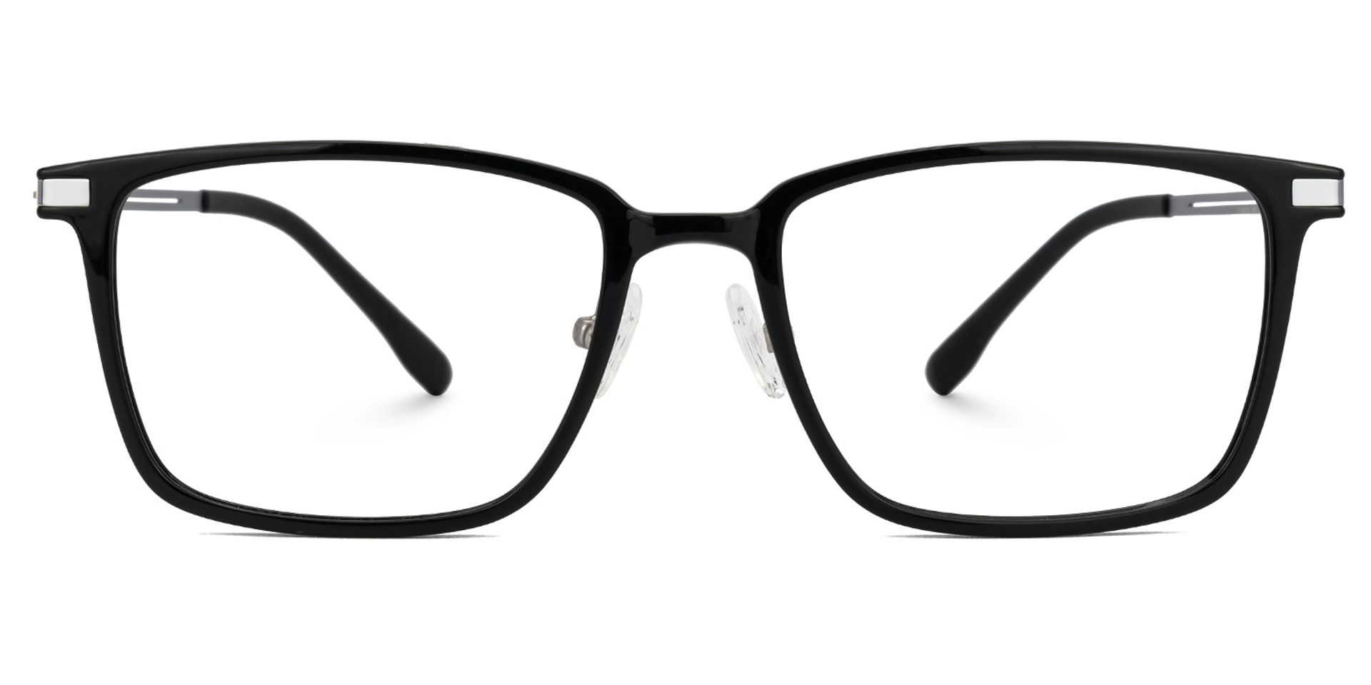Black Ivonne Rectangle Frame Eyeglasses | Zeelool0