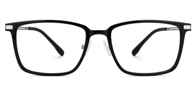 Ivonne Rectangle Black Glasses