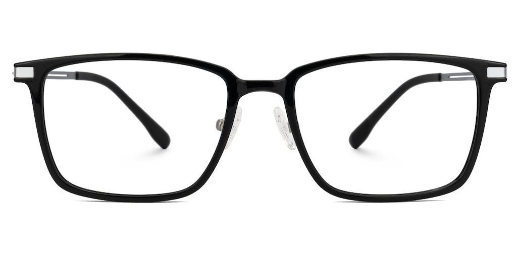 Ivonne Rectangle Black Glasses