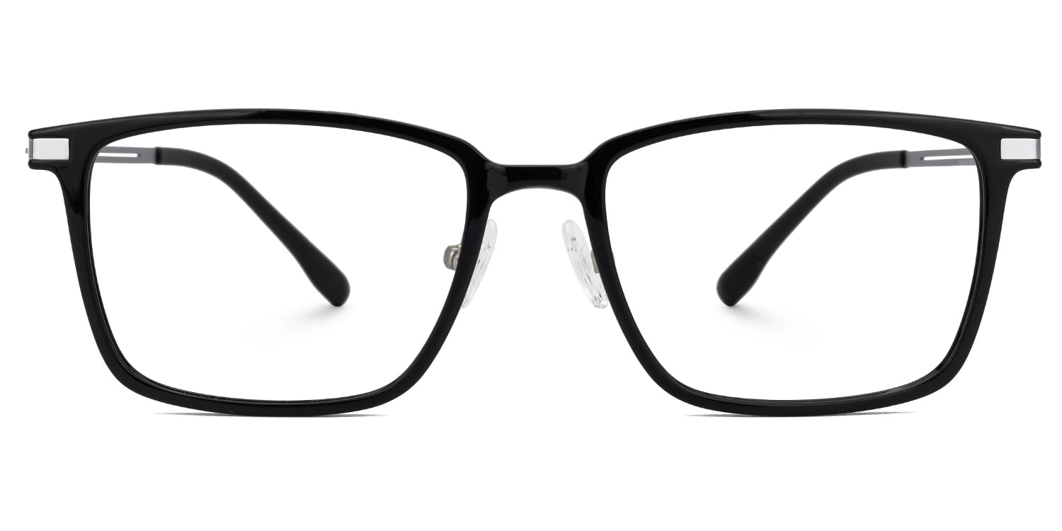 Ivonne Rectangle Black Glasses
