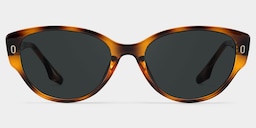 Livia Cat eye Tortoise Polarized Sunglasses0