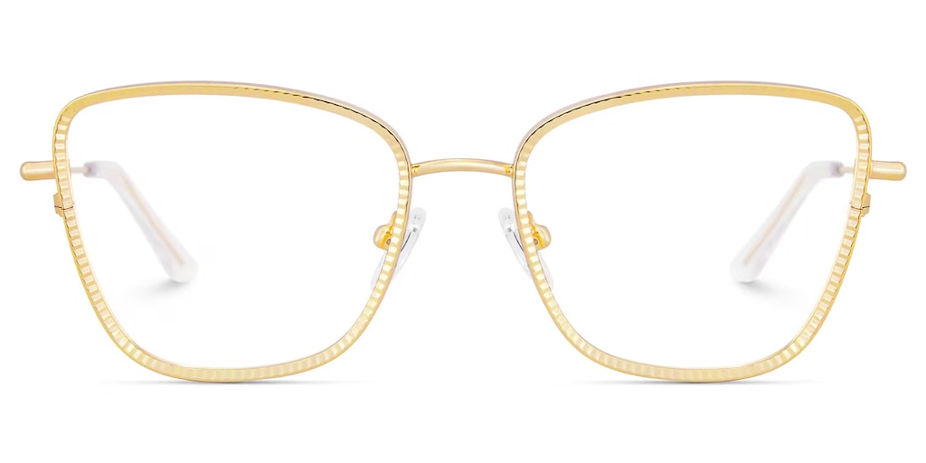 Solimar Square Gold Glasses