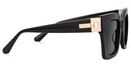 Josiah Square Black Glasses2