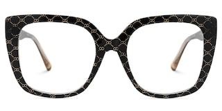 Brenda Square Black Glasses0