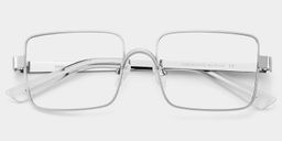 Gavin Rectangle Silver Glasses3