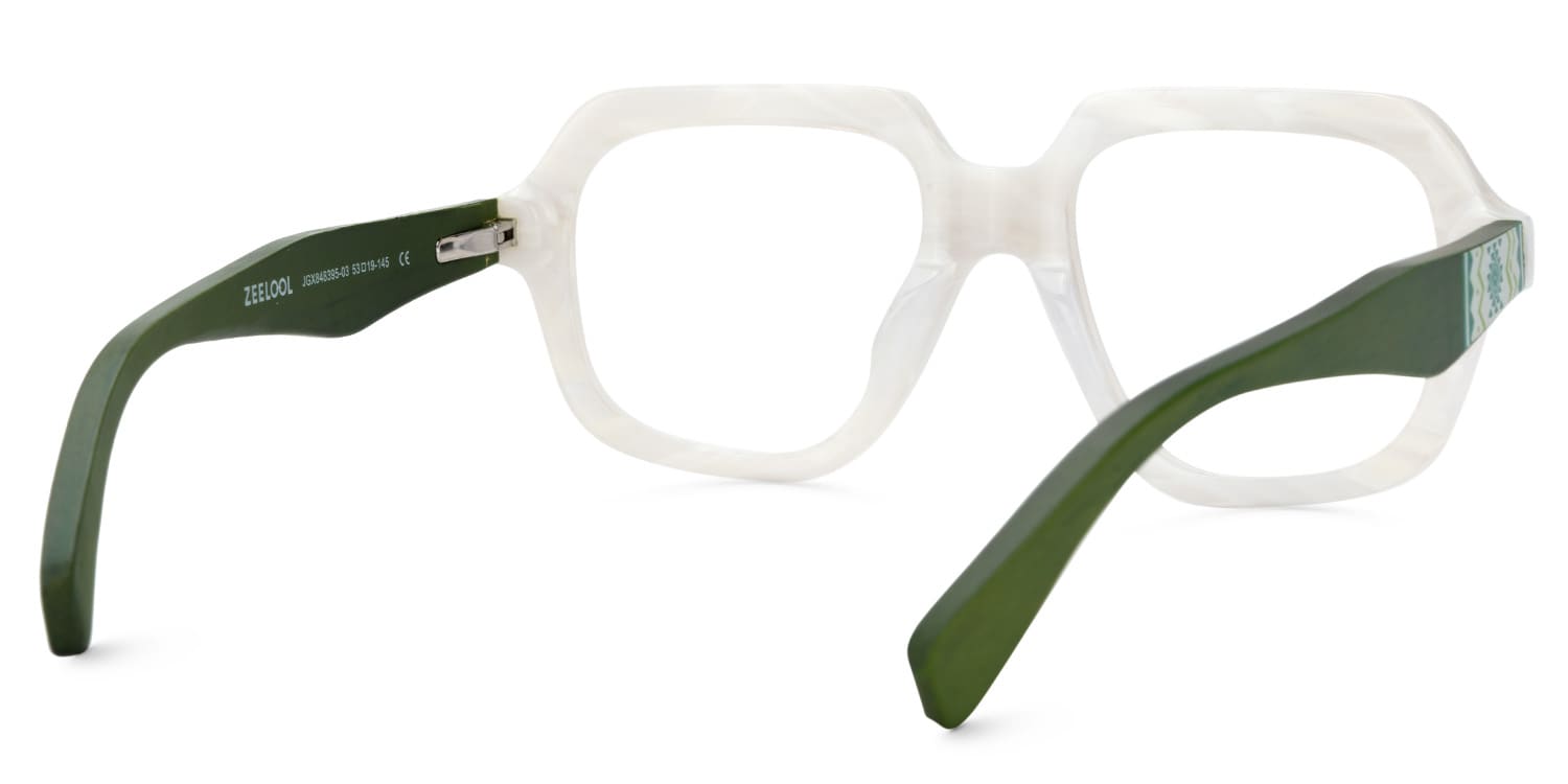 Faubion Geometric Black Glasses5