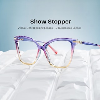 Lamar Butterfly Multicolor Glasses2