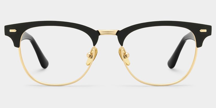 Penelope Browline Gold Glasses