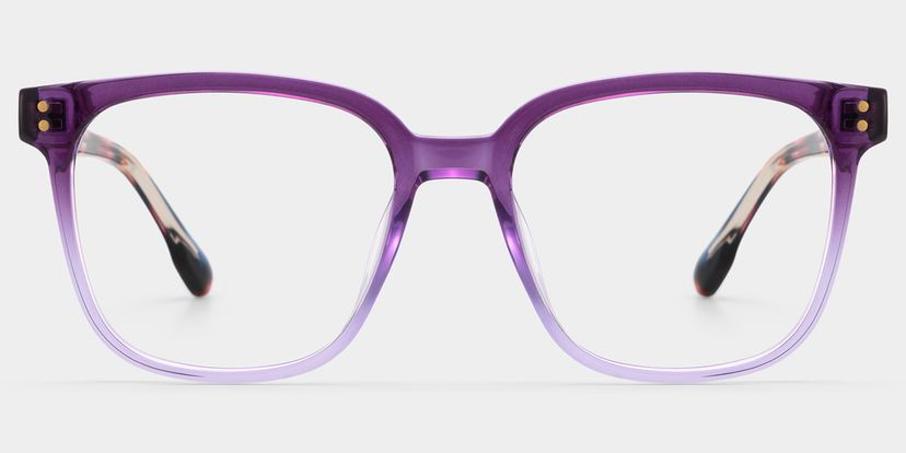 Donnalyn Purple Square Glasses