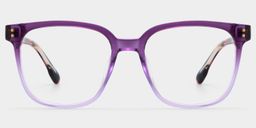 Donnalyn Purple Square Glasses1